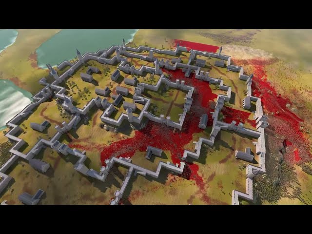 Zombies Attack . Can The Soldiers Defend The Castle| UEBS 2