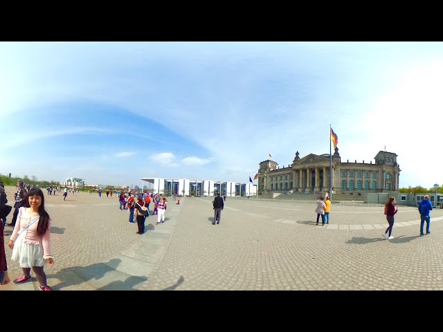 [360°] Devant le Bundestag de Berlin (Allemagne) - Vidéo sphérique