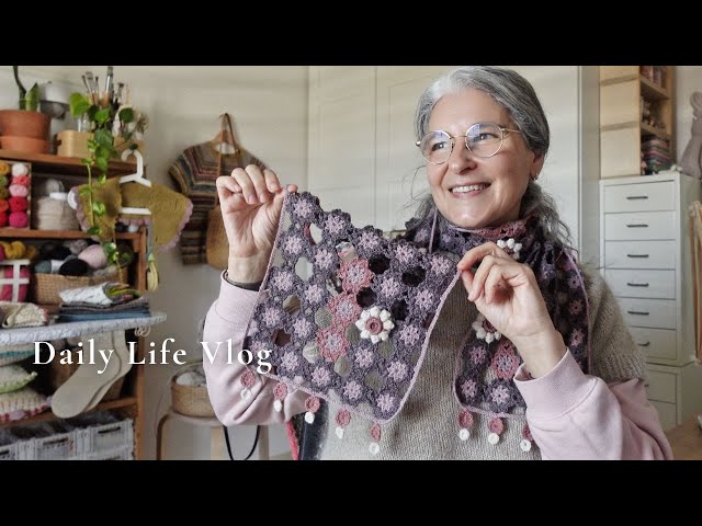 Cozy Daily Life: Yarn Organization 🧶  Homemaking &  Growing Avocado Seeds 🥑 | Knitting & Crochet