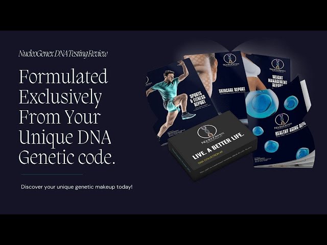 NucleGenex Offers Custom Supplements Crafted From Your Unique DNA Genetic Code