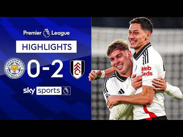 SEVEN straight league defeats for the Foxes | Leicester 0-2 Fulham | Premier League highlights