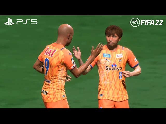 FIFA 22 PS5 | 清水エスパルス vs 柏レイソル | J1リーグ | 4K |【AI vs AI】