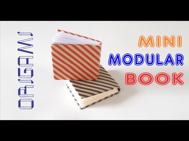 Origami Paper Art-Mini Book Origami 📘 DIY 📘 Mini Caderno Origami (All Paper Art)