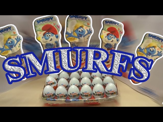 44 SMURFS THE LOST VILLAGE Kinder Surprise Eggs Opening #85