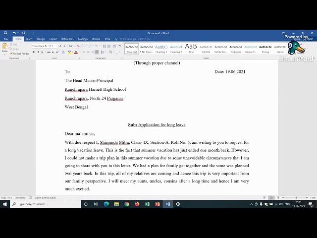 Combined English || Lecture 6 || Official letter  || Madhyamik Aspirants