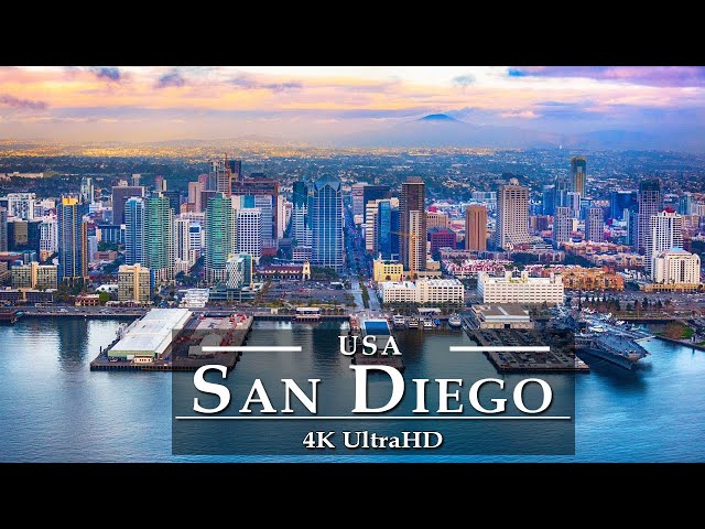 San Diego, USA 🇺🇸 - by [4K HD] Drone | California City, San Diego Skylines - Sandiego Vlog