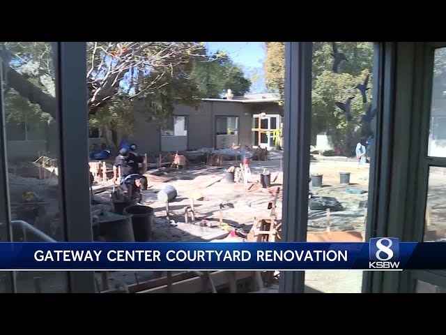 Renovation of Monterey County Gateway Center courtyard nears completion