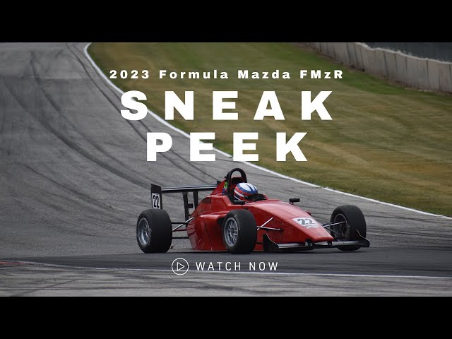 New Open Wheel Race Car - First Lap at Road America