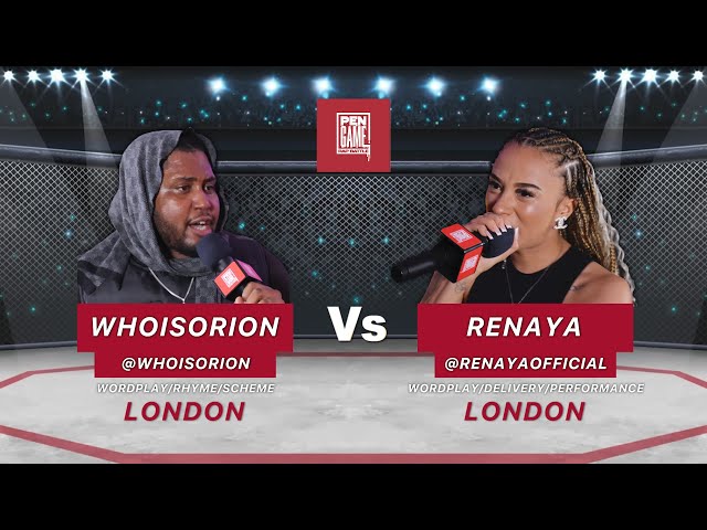 WHOISORION Vs RENAYA | PenGame Rap Battle 2023