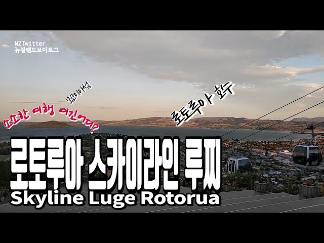 🅽🆉 ⱽᴸᴼᴳ 로토루아 스카이라인 루찌 Tourists visit New Zealand to go to the Rotorua skyline luge.[뉴질랜드 브이로그]