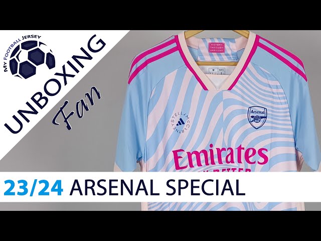 Arsenal Stella McCartney Special Jersey 23/24 (JJSport) Fan Version Unboxing Review