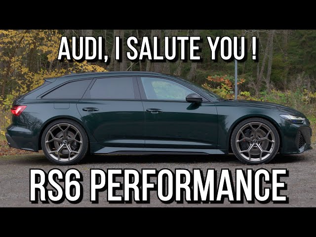 NEW AUDI RS6 PERFORMANCE // SIMPLY AMAZING // REVIEW