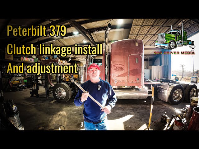 Peterbilt 379 Clutch linkage install and adjustment.