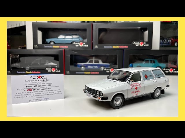 1:24 Dacia 1310 Salvarea (Romanian Ambulance) 1983 - Autosworld [Unboxing]