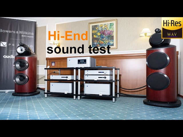 Hi -Res audio 32bit. Absolute Audiophile Sound. High End acustic test