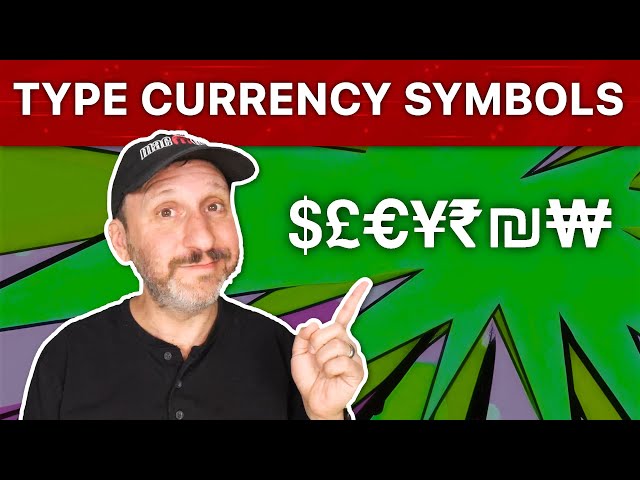 7 Ways To Type Currency Symbols On a Mac