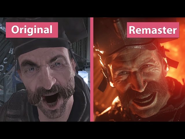 Call of Duty Modern Warfare – Original vs. Remastered Graphics Comparison