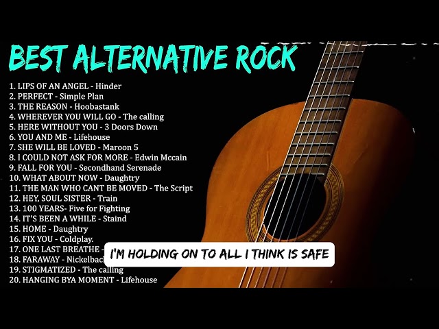 BEST ALTERNATIVE ROCK 2000s 🌻🌻  Hinder, Simple Plan, Hoobastank, The Calling, Linkin Park, Creed