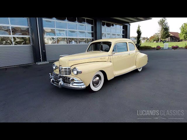 1947 Lincoln Series 76H Club Coupe Walkaround & Sound