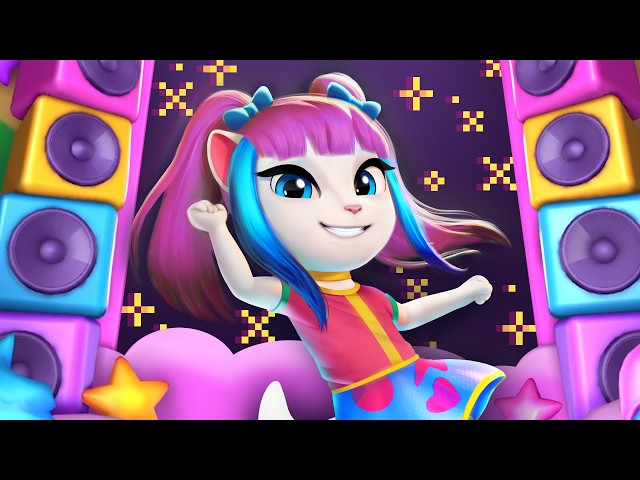 Dancing Like a Superstar ✨🪩 My Talking Angela 2 Gameplay