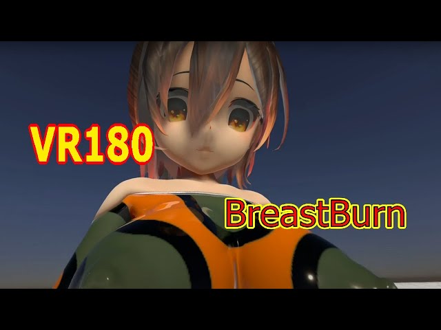 [VR180] Roboko-san , BreastBurn [CG Girl Dance]