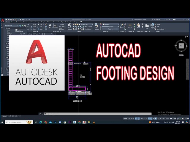 Column And Footing Reinforcement Design In AutoCAD | AutoCAD Structural Design