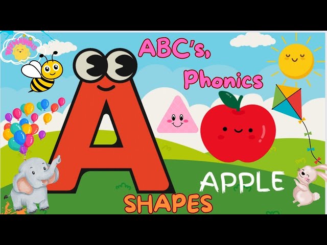 Best video to Learn ABC’s, Phonics, Vowel Sounds, Numbers and Shapes 🍭💕🥰#tittlekins