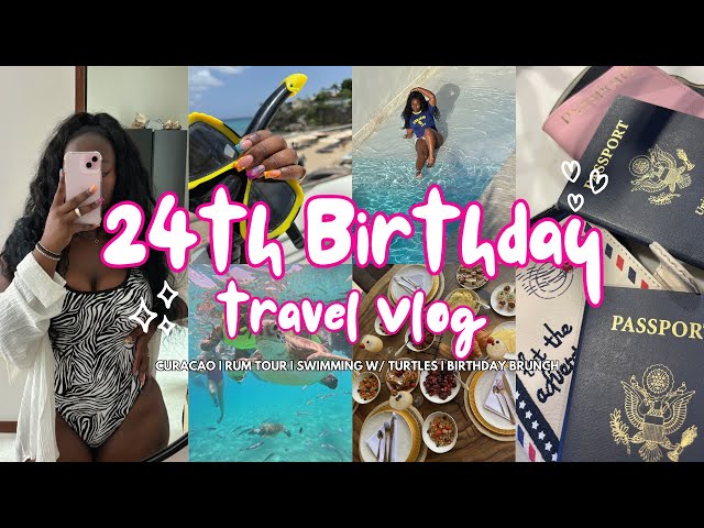 TRAVEL VLOG| 24th Birthday In Curacao, Snorkeling, Rum Tasting Tour & More !