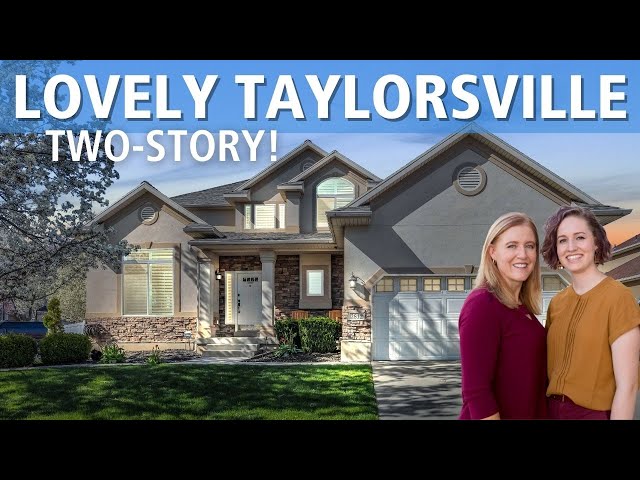 Step Inside and Tour this Terrific Taylorsville Two-Story Home