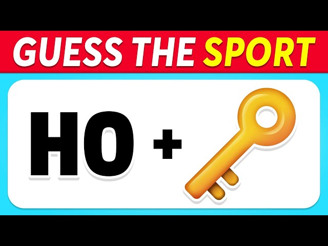 Guess the Sport by Emoji? ⚽🏀🏈 Emoji Quiz