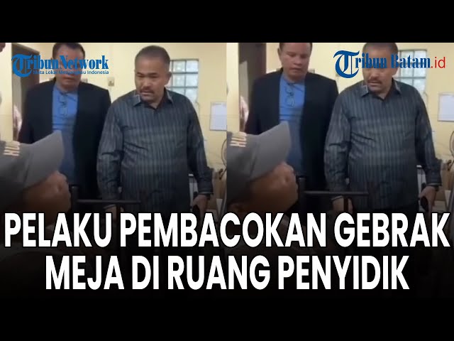 Pelaku Pembacokan Cekcok dengan Pengacara Kamaruddin Simanjuntak di Ruang Penyidik