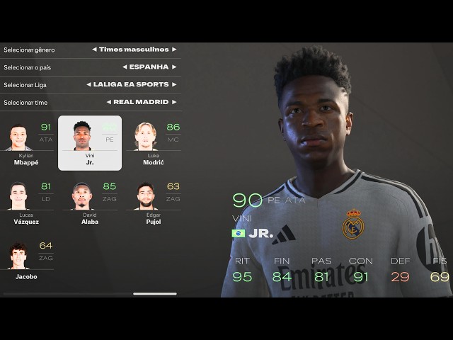 FACES DO REAL MADRID EA SPORTS FC 25