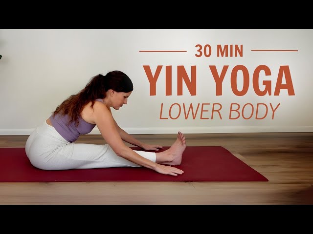 Yin Yoga for Legs, Hips & Low Back | 30 Min Deep Recovery Stretch