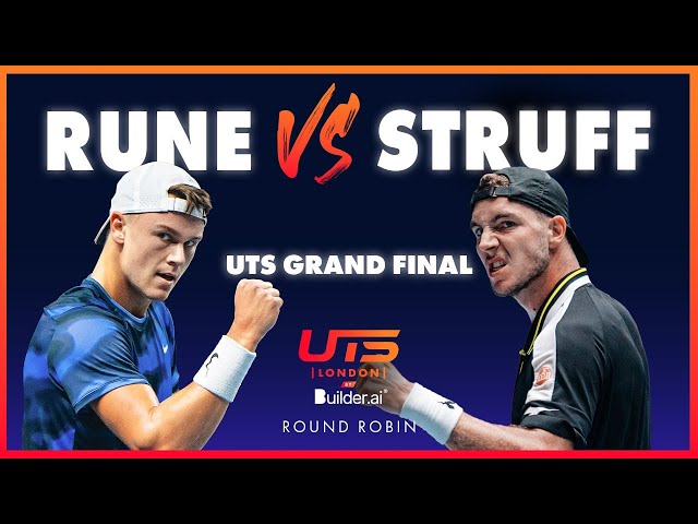 The Viking Holger Rune vs The Thunder Jan-Lennard Struff | UTS London by Builder.ai 2024