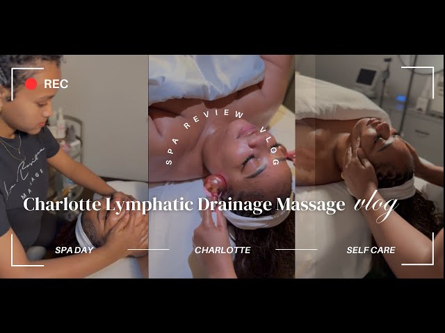 My first lymphatic drainage massage | Charlotte, NC Spa Review 💕🧖🏾‍♀️#blackgirlluxury #spaday