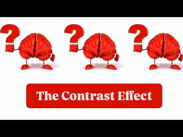 Morning Mental Workout ~ The Contrast Effect