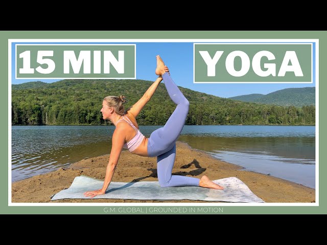 15 MINUTE | Slow Yoga flow to elevate your mood, realign your posture, and enrich your wellbeing