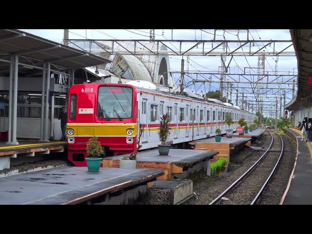 Stasiun Cilebut: Kompilasi KRL Commuter Line [4K] | JR 205, TM 6000