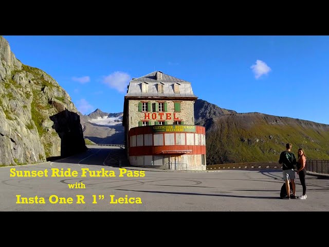 Sunset Ride Furka Pass Switzerland