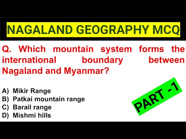 Nagaland geography MCQ | Nagaland current affairs | NPSC & NSSB 2024 | Nagaland GK channel