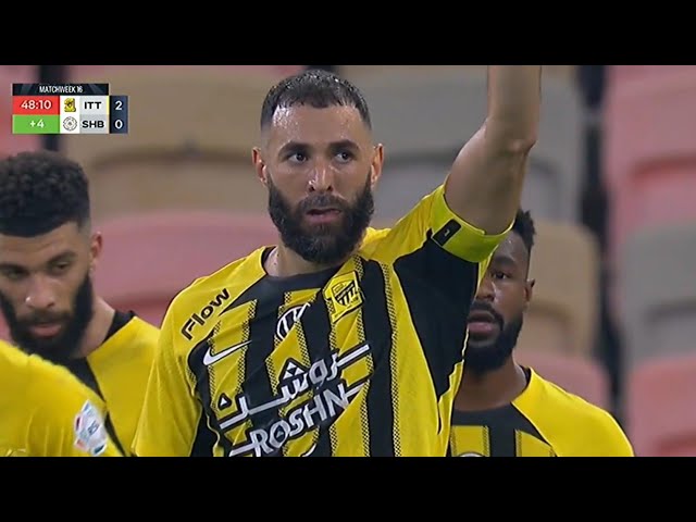 karim benzema Goal | Al-Ittihad vs Al-Shabab 2-1 Highlights | In the Saudi Professional League 24/25