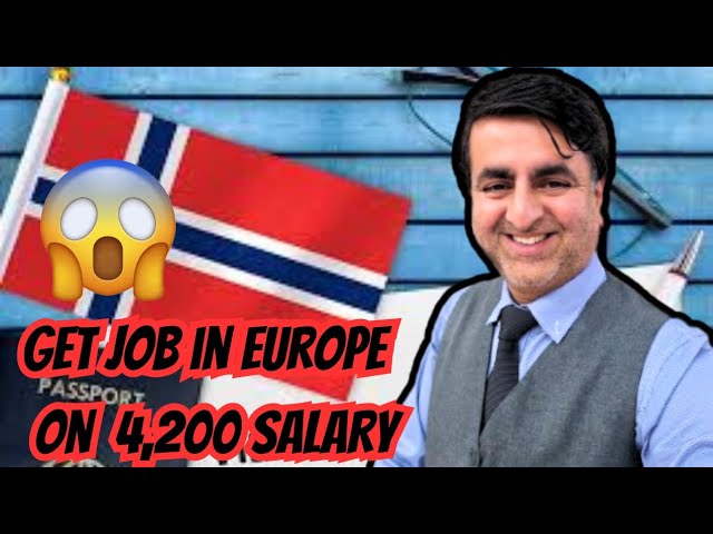 Get job in europe just  On 4,200 SALARY!