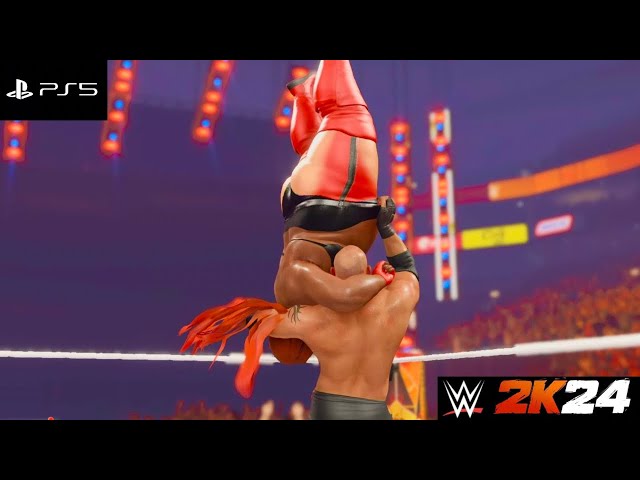 WWE 2K24 - Goldberg vs Japanese Wrestler | SummerSlam Main Event | PS5