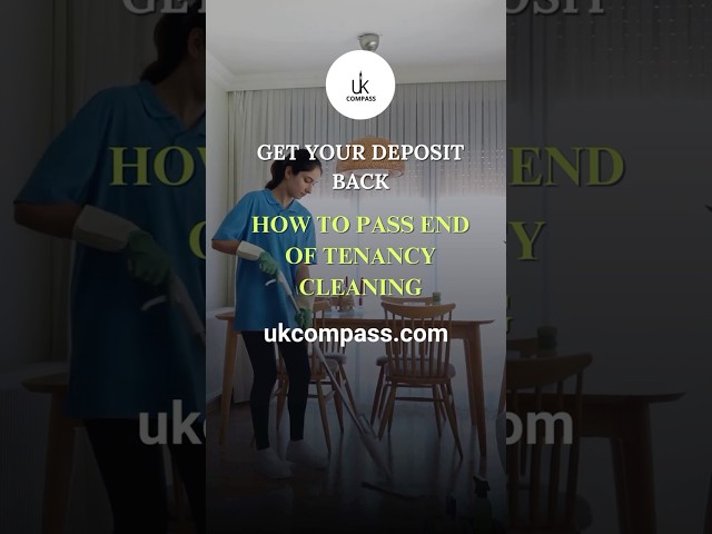 How to PASS End of TENANCY Cleaning: Get Your DEPOSIT Back!