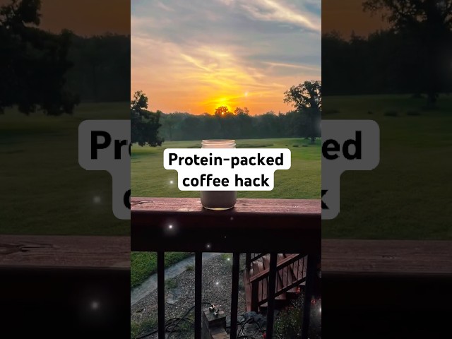 Coffee Protein Shake Recipe & Sunrise: Start Your Day Right