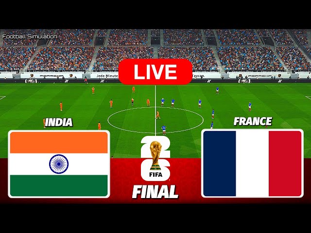 INDIA vs FRANCE - FIFA World Cup 2026 FINAL || Live Football Match | PES 21