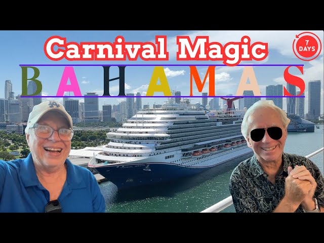 Setting Sail On The Carnival Magic To The Bahamas!  Food Review!