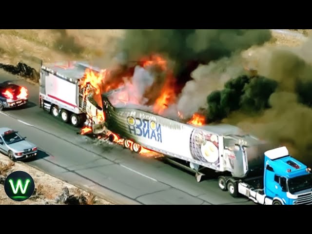 Most Shocking And Devastating Semi Truck Crashes You Wouldn't Believe if Not Filmed