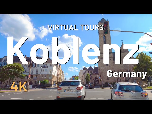 KOBLENZ driving tour 🇩🇪 Germany - 4K Video Tour || Deutschland Koblenz 4k Videotour 2020