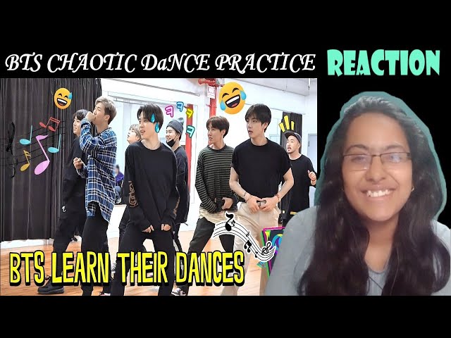 Let's See How BTS Learn Their Dances | BTS REACTION(😁😂BTS Chaos😈🤣)